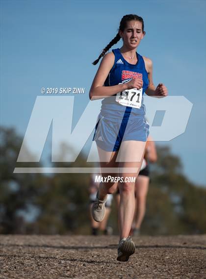Thumbnail 3 in CIF Sac-Joaquin Section Cross Country Championships (D4&5 Girls) photogallery.