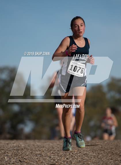 Thumbnail 3 in CIF Sac-Joaquin Section Cross Country Championships (D4&5 Girls) photogallery.