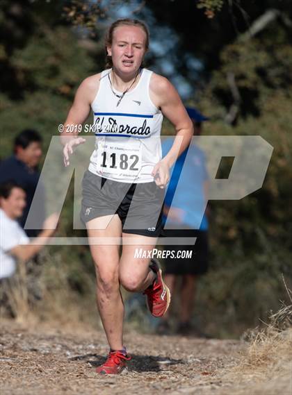 Thumbnail 3 in CIF Sac-Joaquin Section Cross Country Championships (D4&5 Girls) photogallery.