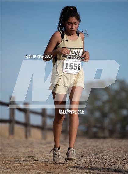Thumbnail 3 in CIF Sac-Joaquin Section Cross Country Championships (D4&5 Girls) photogallery.