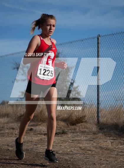 Thumbnail 3 in CIF Sac-Joaquin Section Cross Country Championships (D4&5 Girls) photogallery.