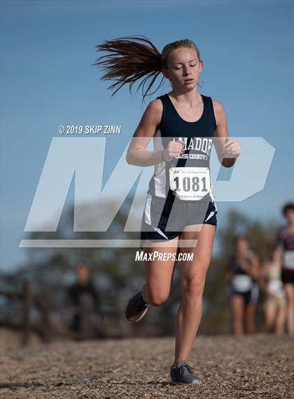 Thumbnail 1 in CIF Sac-Joaquin Section Cross Country Championships (D4&5 Girls) photogallery.