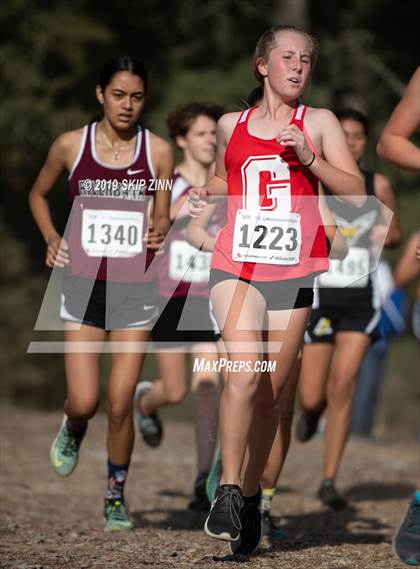 Thumbnail 1 in CIF Sac-Joaquin Section Cross Country Championships (D4&5 Girls) photogallery.