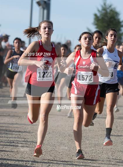 Thumbnail 1 in CIF Sac-Joaquin Section Cross Country Championships (D4&5 Girls) photogallery.
