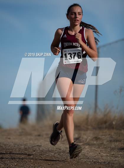 Thumbnail 3 in CIF Sac-Joaquin Section Cross Country Championships (D4&5 Girls) photogallery.