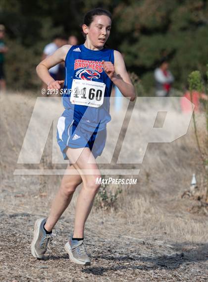Thumbnail 1 in CIF Sac-Joaquin Section Cross Country Championships (D4&5 Girls) photogallery.