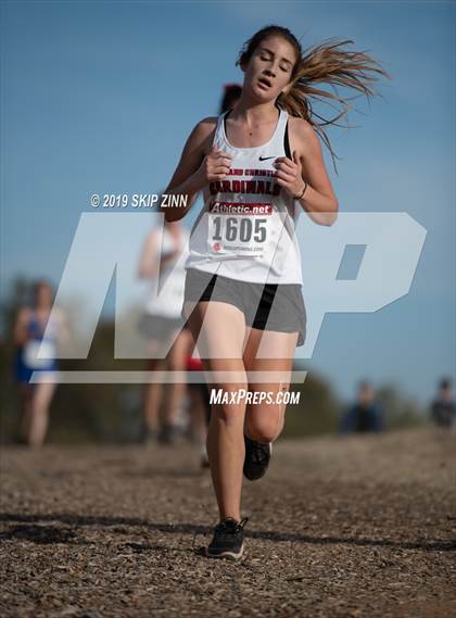 Thumbnail 2 in CIF Sac-Joaquin Section Cross Country Championships (D4&5 Girls) photogallery.