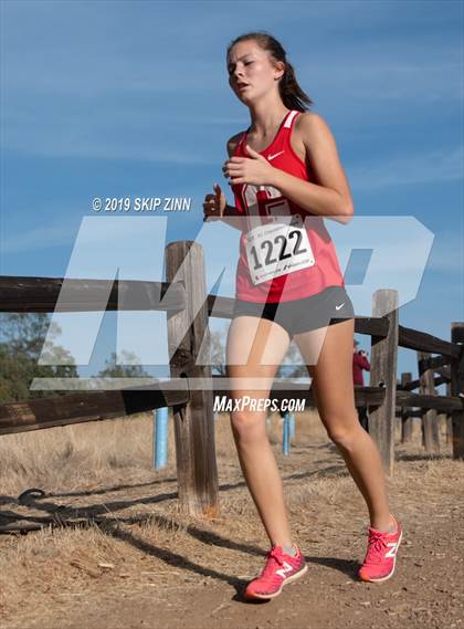 Thumbnail 3 in CIF Sac-Joaquin Section Cross Country Championships (D4&5 Girls) photogallery.