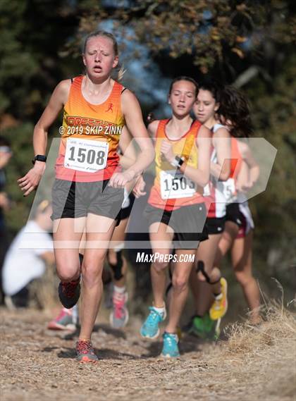 Thumbnail 1 in CIF Sac-Joaquin Section Cross Country Championships (D4&5 Girls) photogallery.