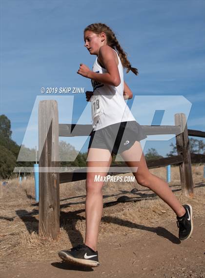 Thumbnail 2 in CIF Sac-Joaquin Section Cross Country Championships (D4&5 Girls) photogallery.