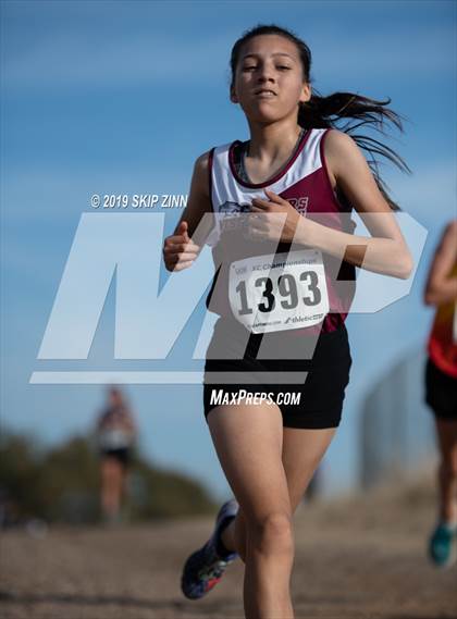 Thumbnail 3 in CIF Sac-Joaquin Section Cross Country Championships (D4&5 Girls) photogallery.