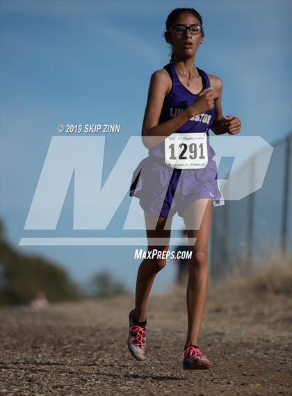 Thumbnail 1 in CIF Sac-Joaquin Section Cross Country Championships (D4&5 Girls) photogallery.