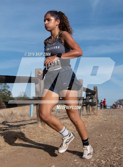 Thumbnail 1 in CIF Sac-Joaquin Section Cross Country Championships (D4&5 Girls) photogallery.