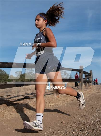 Thumbnail 2 in CIF Sac-Joaquin Section Cross Country Championships (D4&5 Girls) photogallery.
