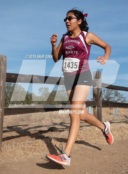 Thumbnail 1 in CIF Sac-Joaquin Section Cross Country Championships (D4&5 Girls) photogallery.