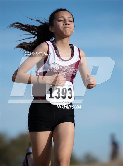 Thumbnail 2 in CIF Sac-Joaquin Section Cross Country Championships (D4&5 Girls) photogallery.