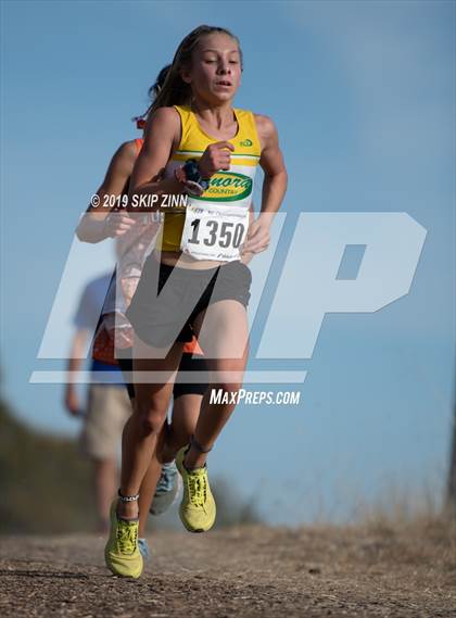 Thumbnail 1 in CIF Sac-Joaquin Section Cross Country Championships (D4&5 Girls) photogallery.