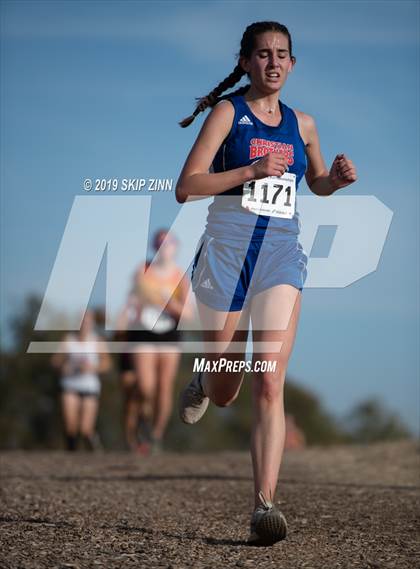 Thumbnail 1 in CIF Sac-Joaquin Section Cross Country Championships (D4&5 Girls) photogallery.