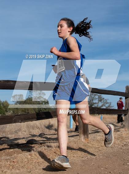 Thumbnail 3 in CIF Sac-Joaquin Section Cross Country Championships (D4&5 Girls) photogallery.