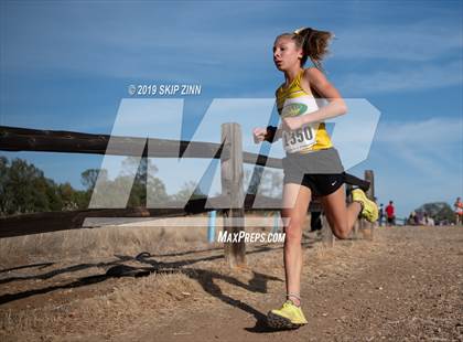 Thumbnail 3 in CIF Sac-Joaquin Section Cross Country Championships (D4&5 Girls) photogallery.