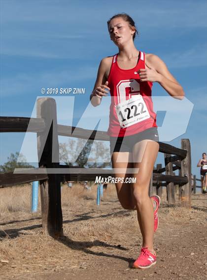 Thumbnail 2 in CIF Sac-Joaquin Section Cross Country Championships (D4&5 Girls) photogallery.