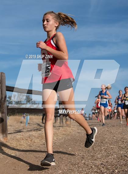 Thumbnail 1 in CIF Sac-Joaquin Section Cross Country Championships (D4&5 Girls) photogallery.