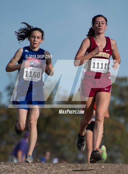 Thumbnail 3 in CIF Sac-Joaquin Section Cross Country Championships (D4&5 Girls) photogallery.