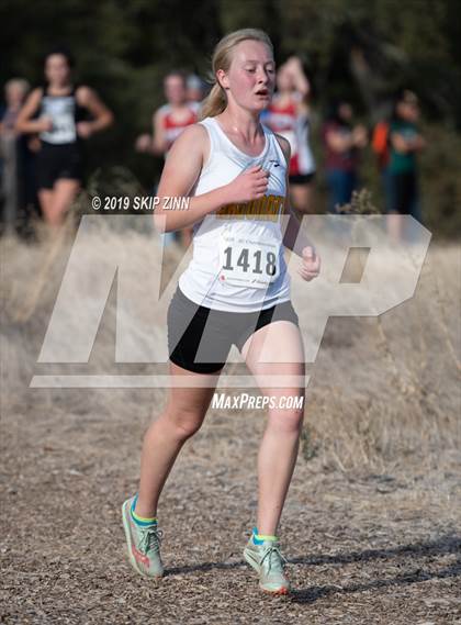 Thumbnail 2 in CIF Sac-Joaquin Section Cross Country Championships (D4&5 Girls) photogallery.