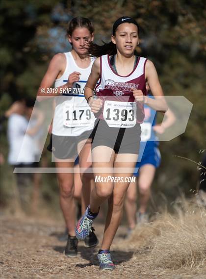 Thumbnail 2 in CIF Sac-Joaquin Section Cross Country Championships (D4&5 Girls) photogallery.
