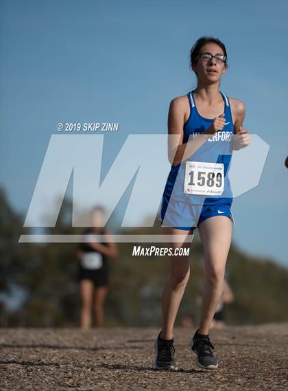 Thumbnail 3 in CIF Sac-Joaquin Section Cross Country Championships (D4&5 Girls) photogallery.
