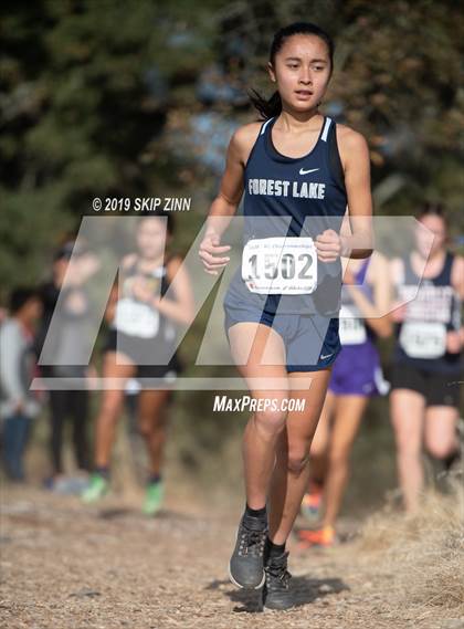 Thumbnail 1 in CIF Sac-Joaquin Section Cross Country Championships (D4&5 Girls) photogallery.