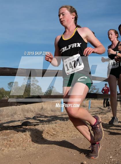 Thumbnail 3 in CIF Sac-Joaquin Section Cross Country Championships (D4&5 Girls) photogallery.