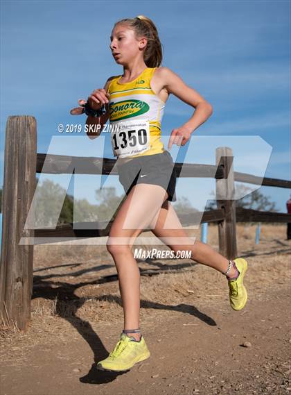 Thumbnail 1 in CIF Sac-Joaquin Section Cross Country Championships (D4&5 Girls) photogallery.