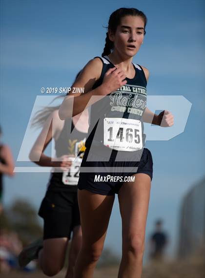Thumbnail 3 in CIF Sac-Joaquin Section Cross Country Championships (D4&5 Girls) photogallery.
