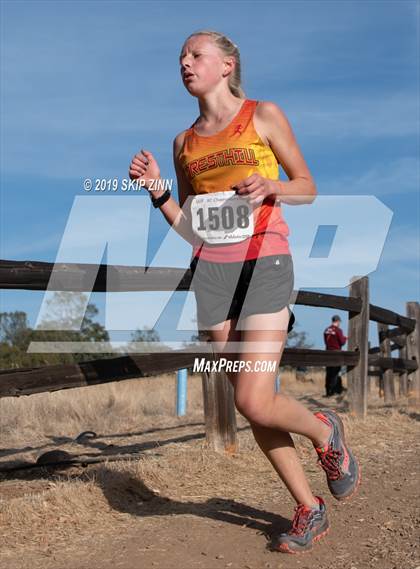 Thumbnail 1 in CIF Sac-Joaquin Section Cross Country Championships (D4&5 Girls) photogallery.