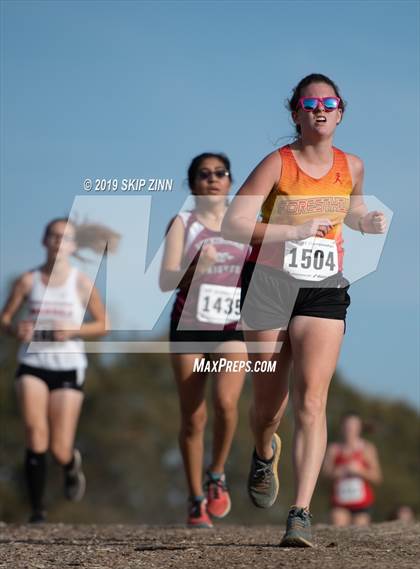 Thumbnail 2 in CIF Sac-Joaquin Section Cross Country Championships (D4&5 Girls) photogallery.