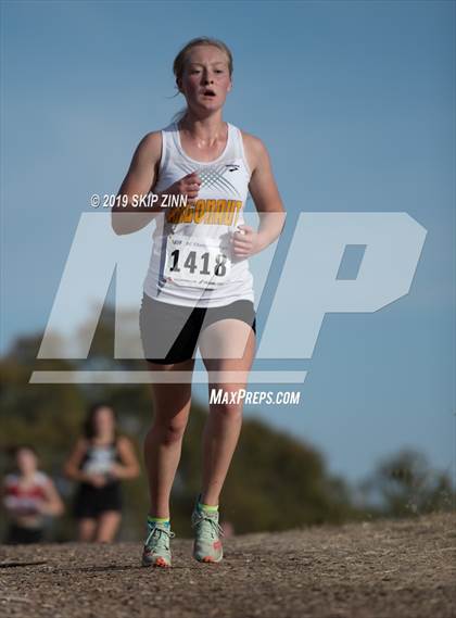 Thumbnail 3 in CIF Sac-Joaquin Section Cross Country Championships (D4&5 Girls) photogallery.