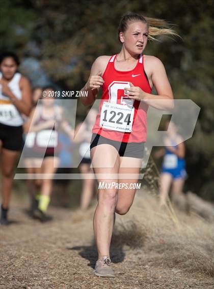Thumbnail 3 in CIF Sac-Joaquin Section Cross Country Championships (D4&5 Girls) photogallery.