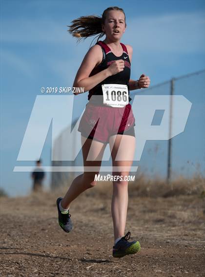 Thumbnail 2 in CIF Sac-Joaquin Section Cross Country Championships (D4&5 Girls) photogallery.