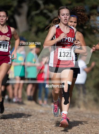Thumbnail 3 in CIF Sac-Joaquin Section Cross Country Championships (D4&5 Girls) photogallery.