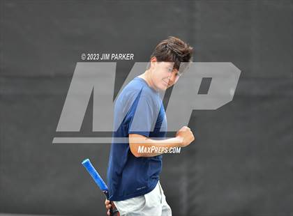 Thumbnail 1 in UIL Team Tennis 4A Semifinal photogallery.