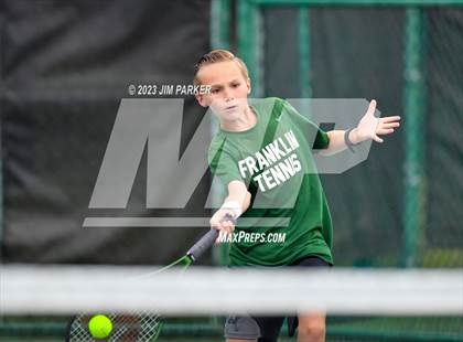 Thumbnail 3 in UIL Team Tennis 4A Semifinal photogallery.