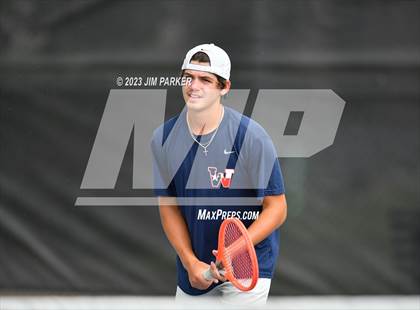 Thumbnail 2 in UIL Team Tennis 4A Semifinal photogallery.