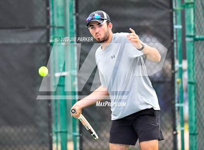 Thumbnail 3 in UIL Team Tennis 4A Semifinal photogallery.