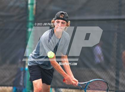 Thumbnail 3 in UIL Team Tennis 4A Semifinal photogallery.