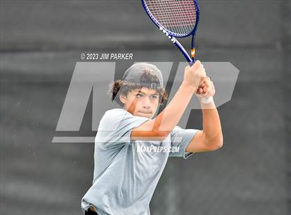 Thumbnail 2 in UIL Team Tennis 4A Semifinal photogallery.