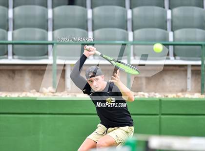 Thumbnail 1 in UIL Team Tennis 4A Semifinal photogallery.