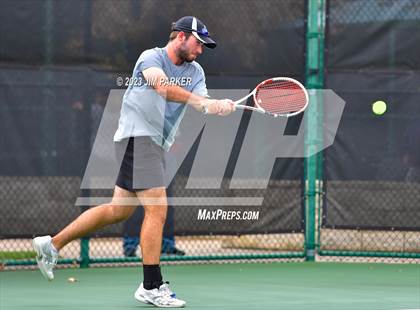 Thumbnail 1 in UIL Team Tennis 4A Semifinal photogallery.