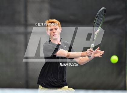 Thumbnail 2 in UIL Team Tennis 4A Semifinal photogallery.
