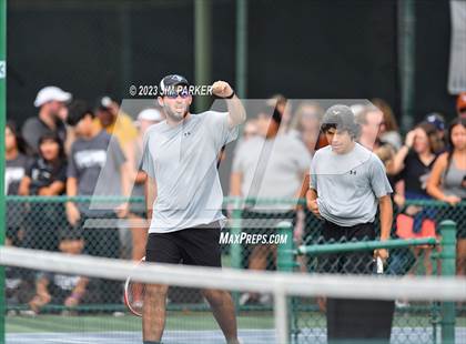 Thumbnail 1 in UIL Team Tennis 4A Semifinal photogallery.